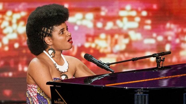 Luan Pommier, lauréate Voix des Outre-mer, chante l'hymne Olympique pour la cérémonie d'ouverture de Jeux Paralympiques de Paris 2024
